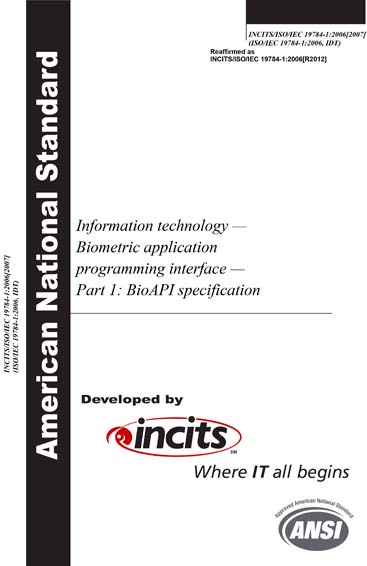 Standards PDF Cover Page